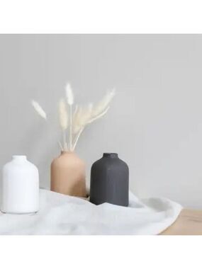 Ceramic Bud Vases - Black